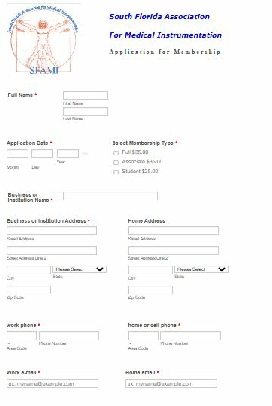 SFAMI Membership page